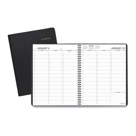 At-A-Glance AT-A-GLANCE  Weekly Appointment Book, 11 x 8.25, Black, 2022-2023 7095005